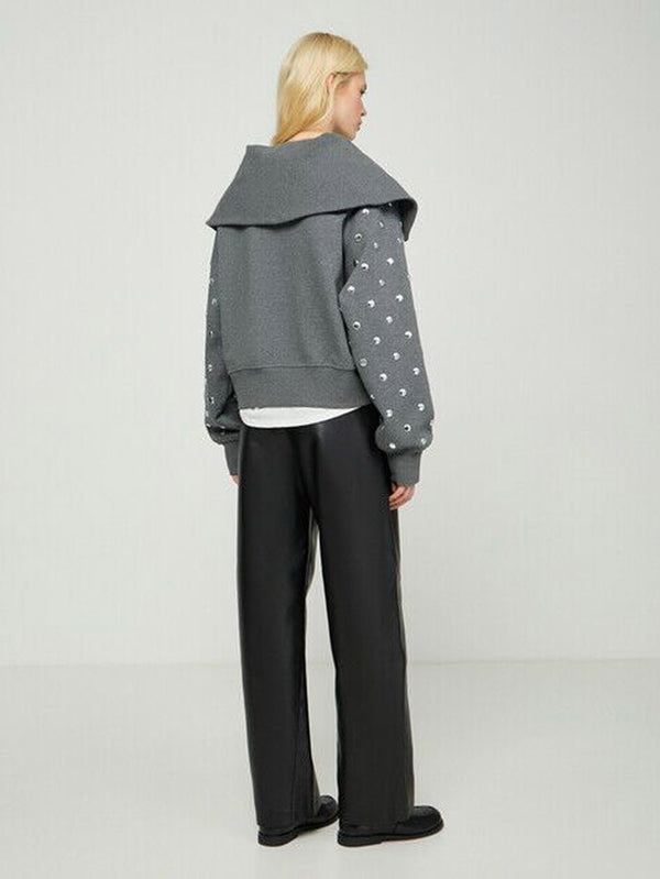 Karl Lagerfeld women's cotton blouse black