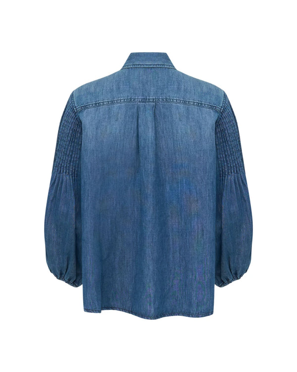Pinko Women's Summer Denim Blue Top 