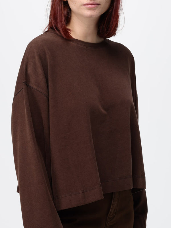 Eleh Oversized Crewneck Jersey Jumper with Dropped Shoulders
