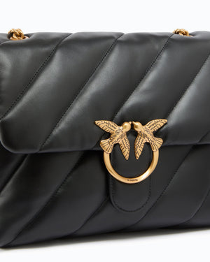 Μεγάλη τσάντα ώμου Love Bag Puff Maxi Quilt
