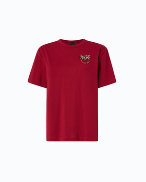 T-shirt with Love Birds jewel detail