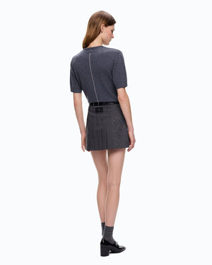 V-neck sweater in wool and cashmere