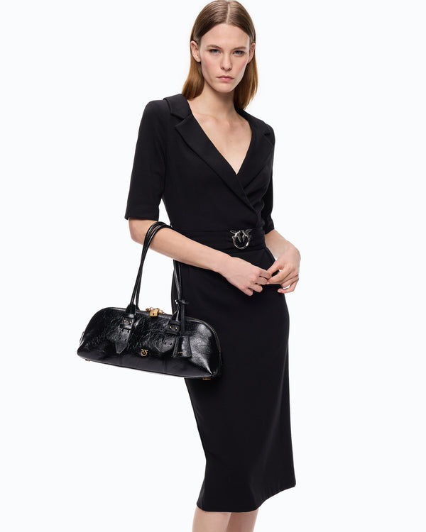 Slim-fit dress with Love Birds belt