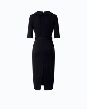 Slim-fit dress with Love Birds belt