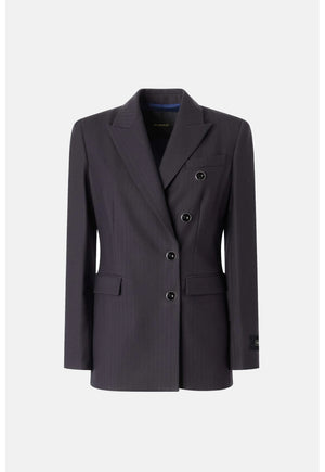 PINKO DOUBLE-BREASTED SLIM FIT BLAZER DARK BLUE 107513A3IF