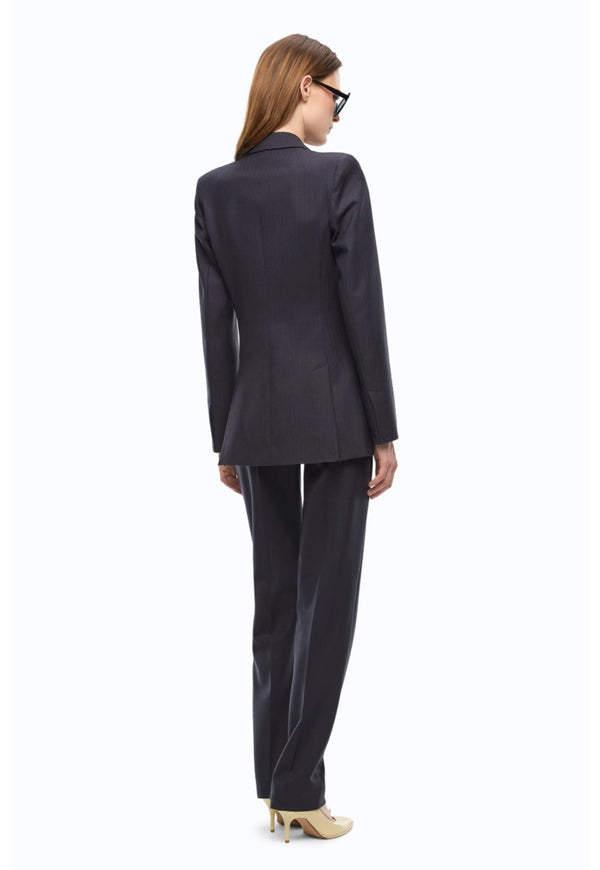 PINKO DOUBLE-BREASTED SLIM FIT BLAZER DARK BLUE 107513A3IF