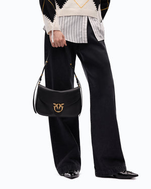 Love Bag Satchel medium crossbody bag in leather