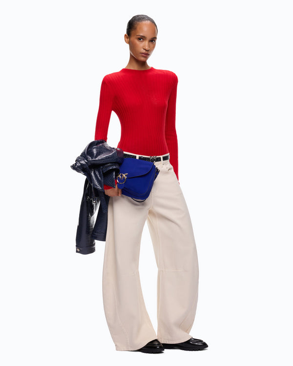 Lightweight ribbed sweater