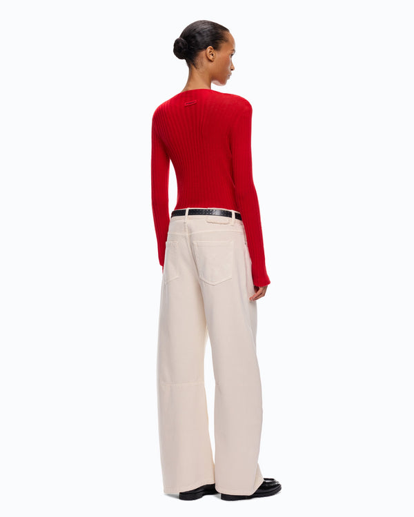 Lightweight ribbed sweater