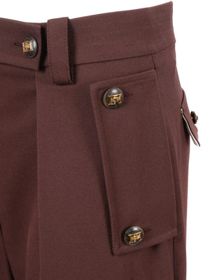 Elisabetta Franchi Hose mit Falten