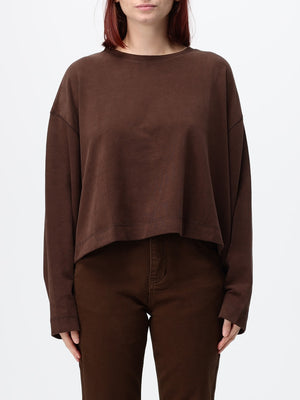 Eleh Oversized Crewneck Jersey Jumper with Dropped Shoulders