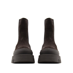Steve Madden Women's Leather Chelsea Boots Brown 🟢