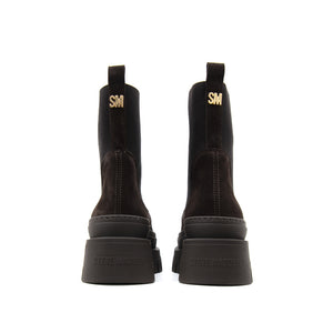 Steve Madden Women's Leather Chelsea Boots Brown 🟢