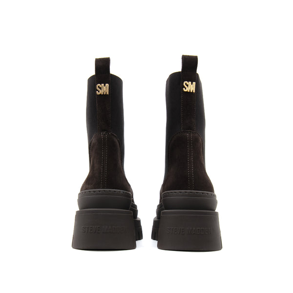 Steve Madden Women's Leather Chelsea Boots Brown 🟢
