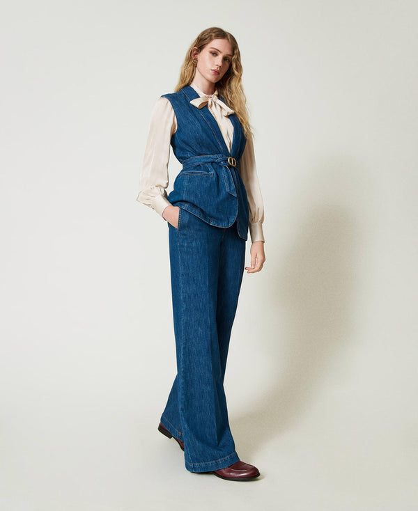Sartorial wide leg jeans