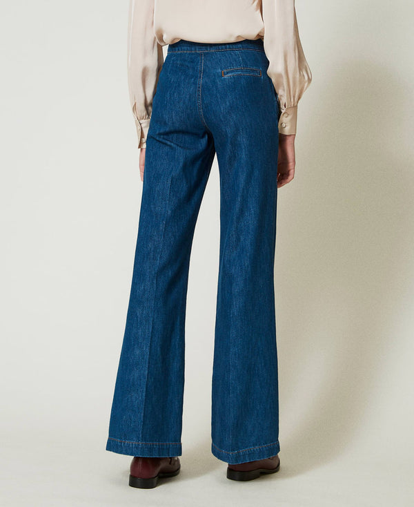 Sartorial wide leg jeans