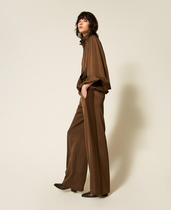 Envers satin palazzo trousers