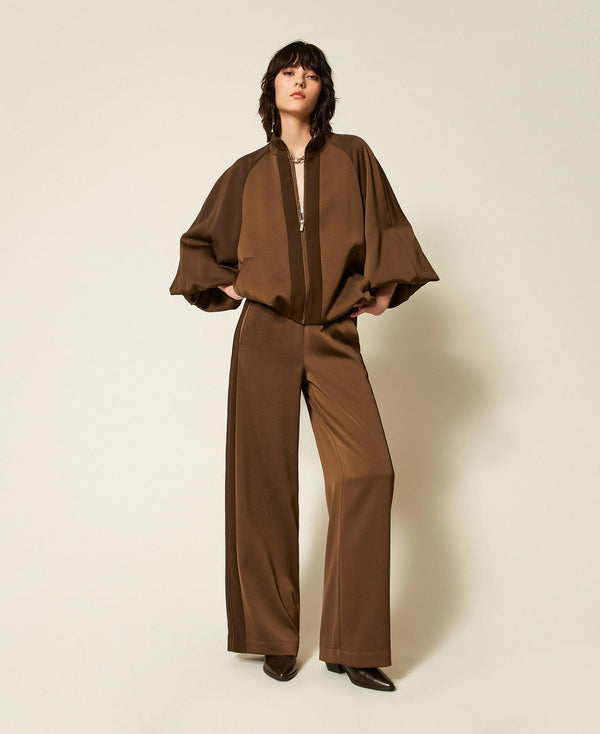 Envers satin palazzo trousers