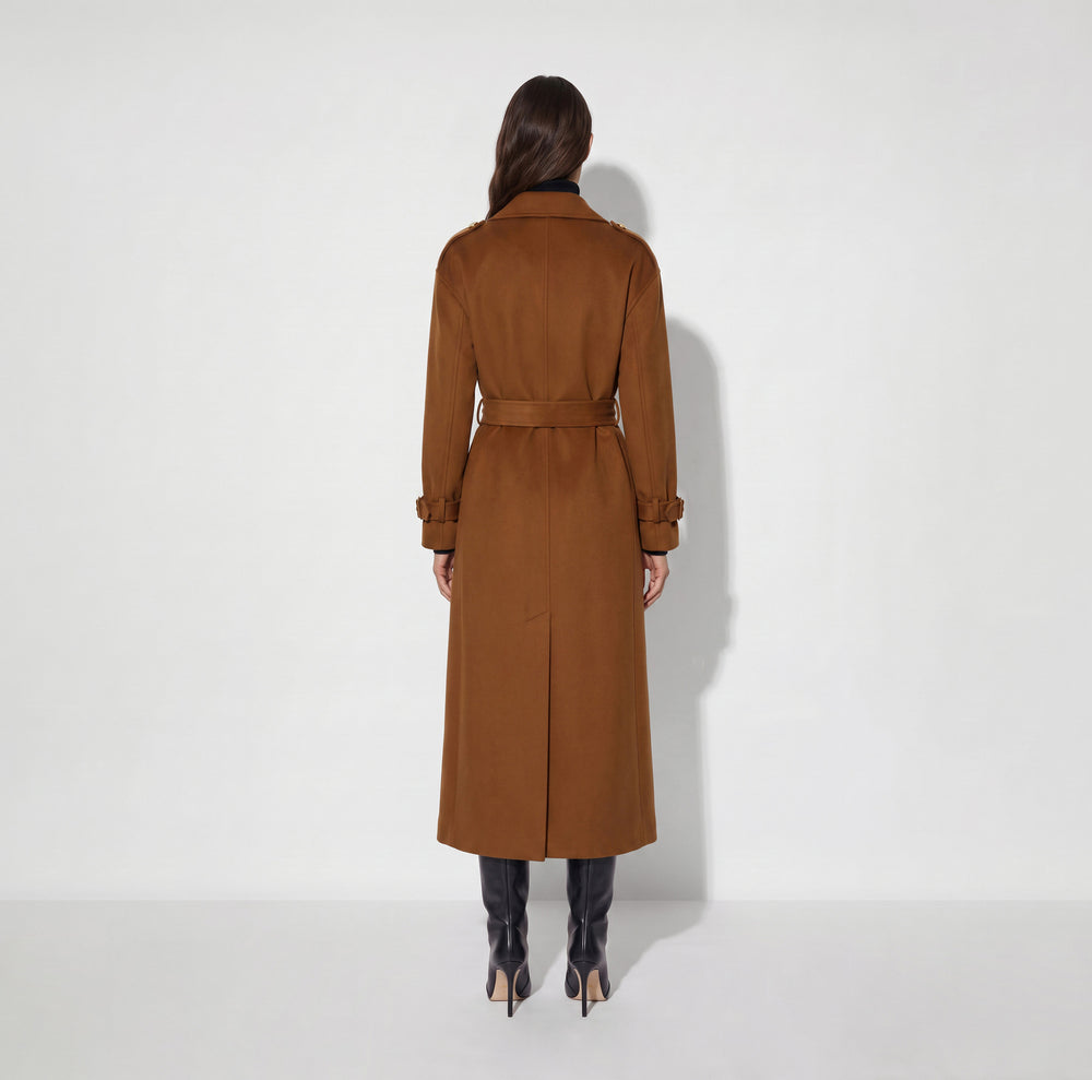 Coat in double cloth