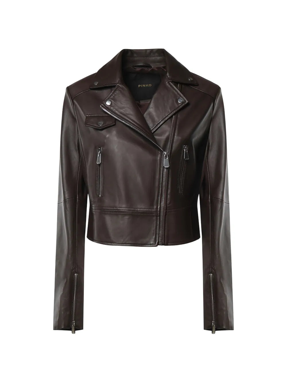PINKO Lederjacke im Biker-Style