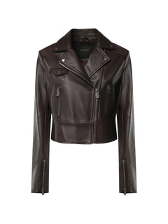 PINKO Lederjacke im Biker-Style