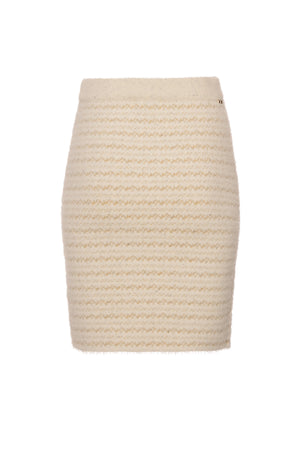Knitted mini skirt slim fit