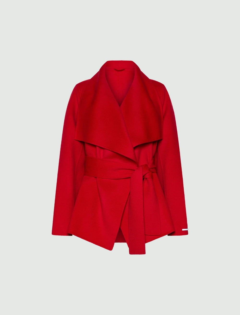 Soft double-sided wool jacket - RED