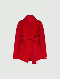 Soft double-sided wool jacket - RED