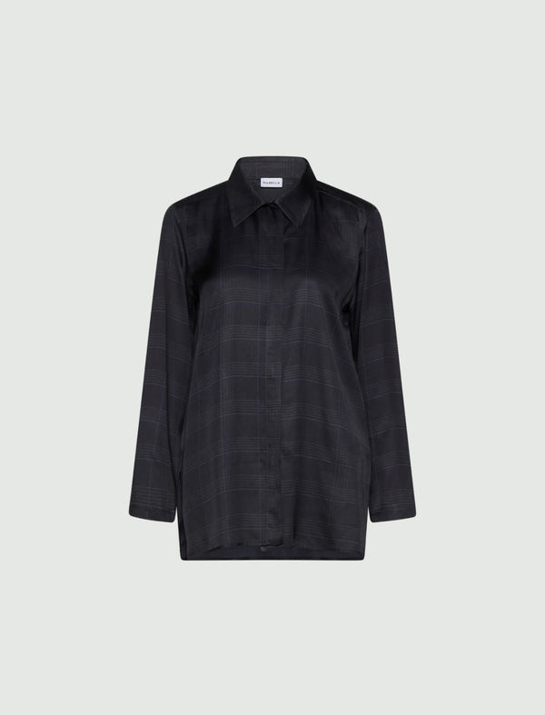 Printed twill shirt