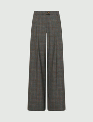 Straight-leg darted trousers - GREY