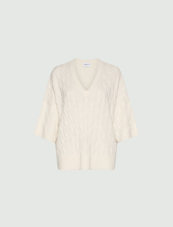 Oversized wool and cashmere jumper