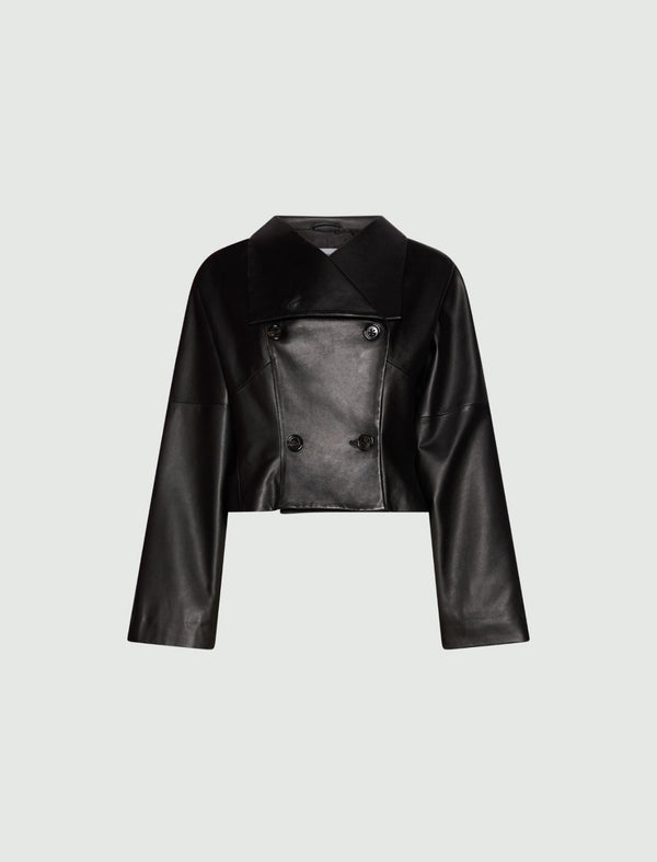 Nappa leather jacket