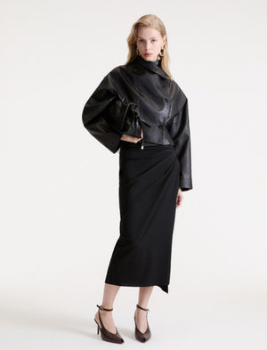 Nappa leather jacket