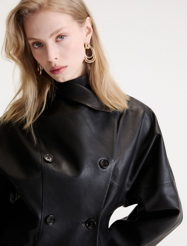 Nappa leather jacket