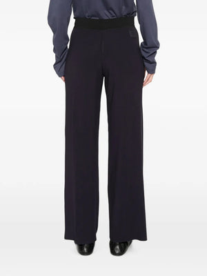 Elisabetta Franchi logo-tape drawstring track pants