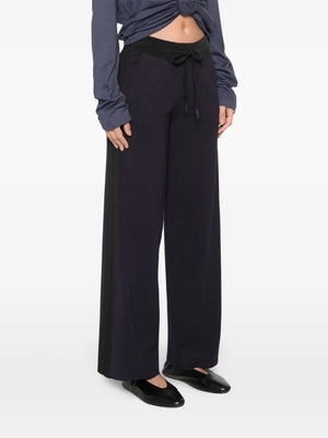 Elisabetta Franchi logo-tape drawstring track pants