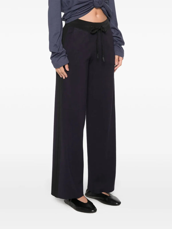 Elisabetta Franchi logo-tape drawstring track pants