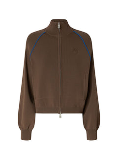 Pinko Zip-Up High-Neck Jumper