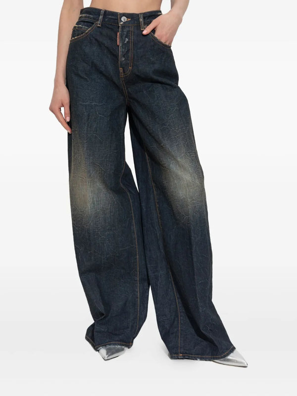 DSQUARED2 faded-knee jeans