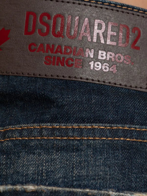 DSQUARED2 faded-knee jeans
