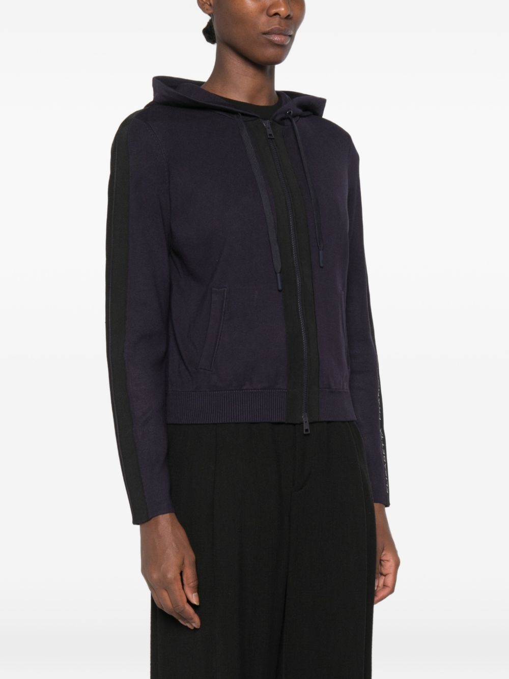 Maglia tricot Blu notte/Nero