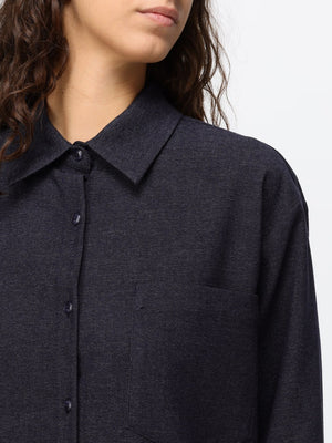 Eleh Relaxed Fit Long-Sleeved Jersey Shirt