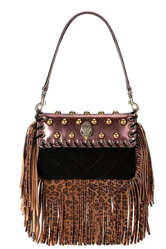 Τσαντακι Sm Oxford Fringe Shoulder 5842939129 39-brown/oth