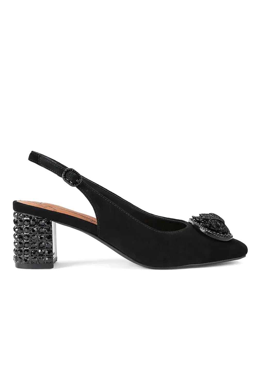 Γοβες Chelsea Block Slingback 6008000209 00-black
