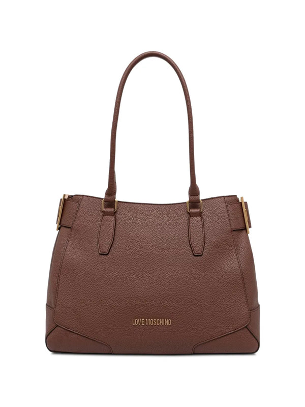 Love Moschino tote bag with logo and buckles
