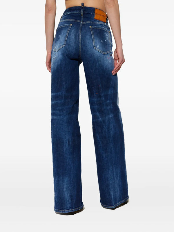 DSQUARED2 Jeans mit Tragefalten