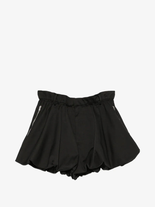 Eleh Minijupe Zippée à Ourlet Bouffant