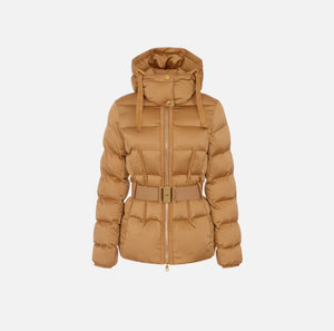 Down jacket in voile fabric