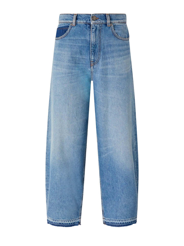 Pinko Estelle Egg Dirty Blue Denim 103857A341 - 743104