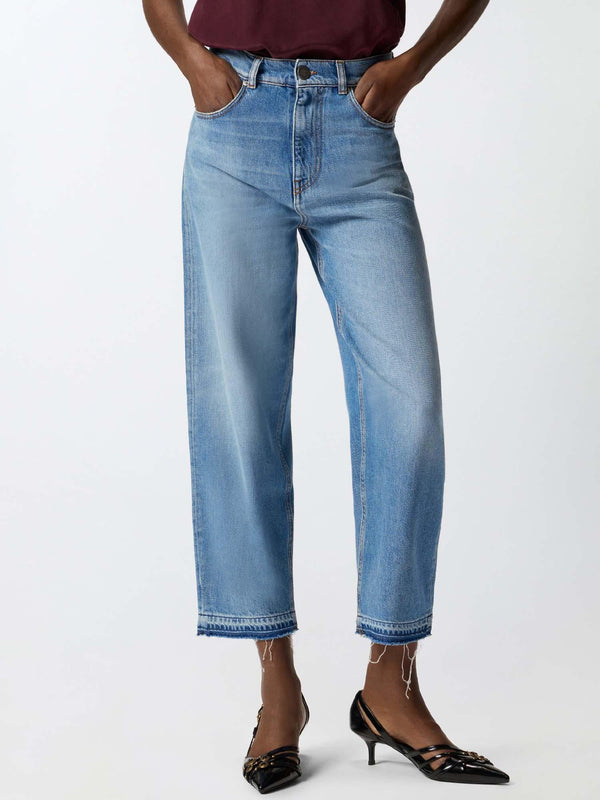 Pinko Estelle Egg Dirty Blue Denim 103857A341 - 743104